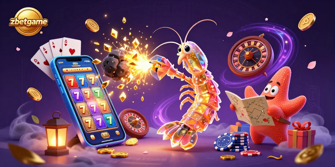 Zbetgame's vibrant slot game scene featuring colorful themes and engaging gameplay elements.