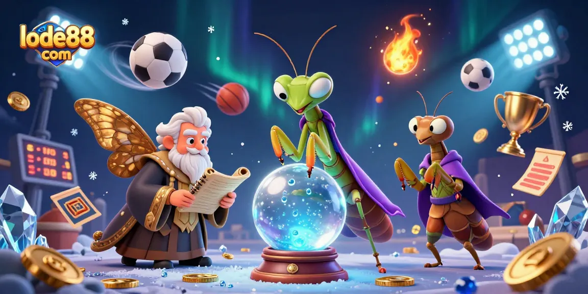 Place bets and win big at lode88 com, featuring an enchanting fortune teller and thrilling sports elements.