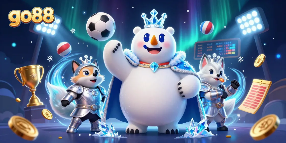 Engage with action and excitement at go88 through our immersive 3D casino illustration showcasing dynamic gaming elements.