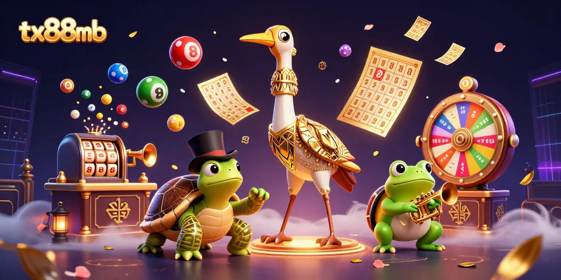 Engage with tx88mb's vibrant lottery scene, featuring dynamic characters and lively game elements.