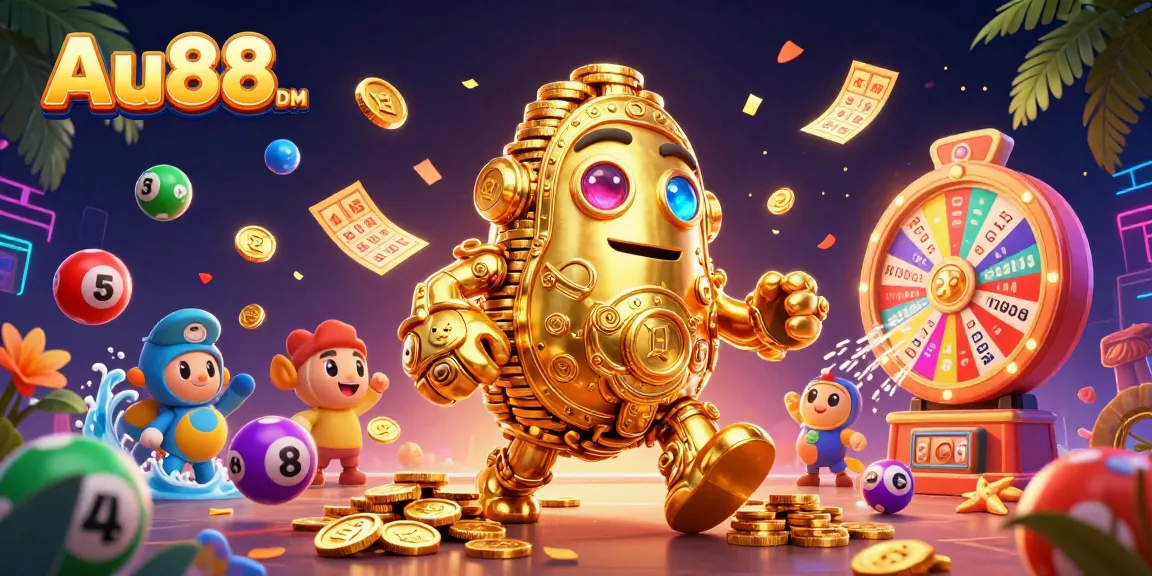 Engage with exciting gaming adventures at Au88 DM with dynamic visuals and gold elements.