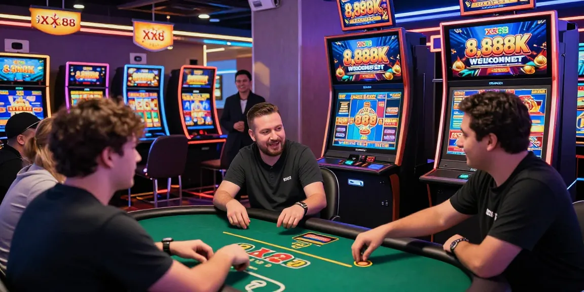 Players interacting with live streaming games at XX88, showcasing vibrant gaming environment and community engagement.