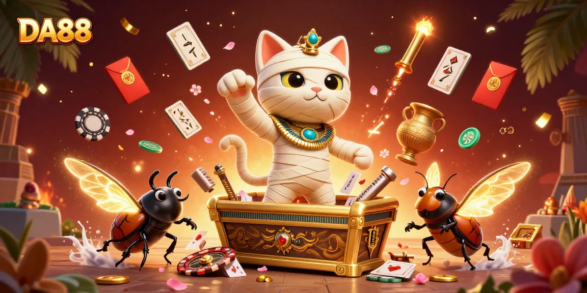 Engage with the exhilarating DA88 online casino atmosphere featuring a vibrant 3D scene
