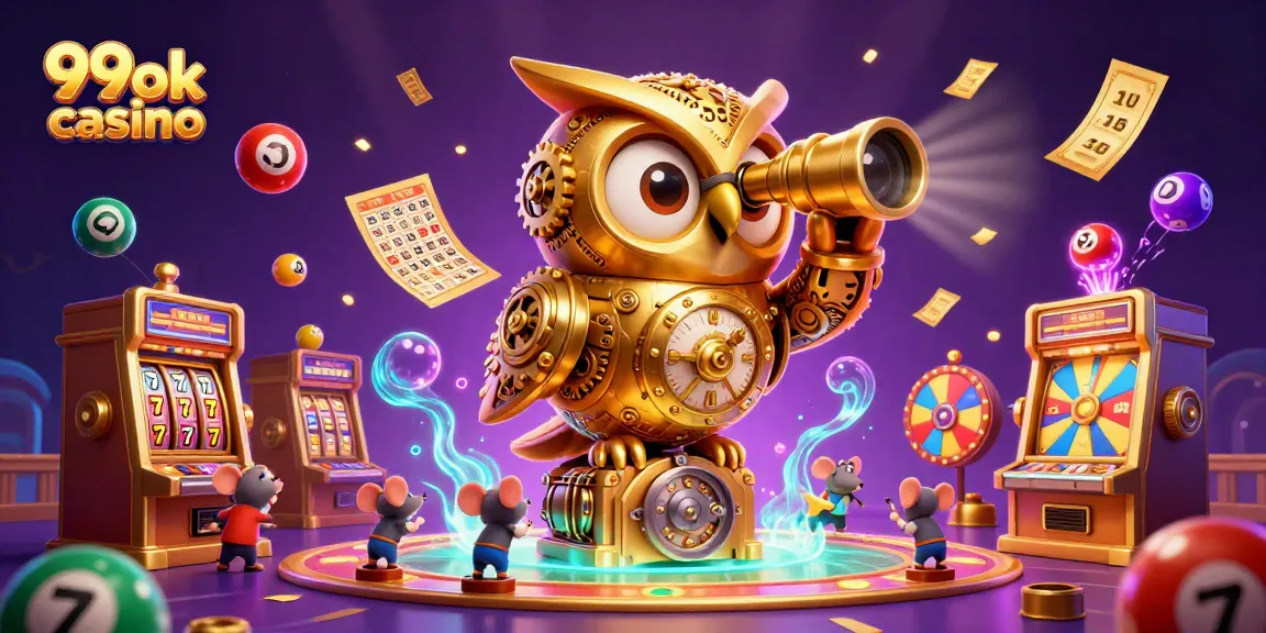 Engage in exciting gameplay at 99ok casino with vibrant scenes of winning moments and thrilling lottery elements.