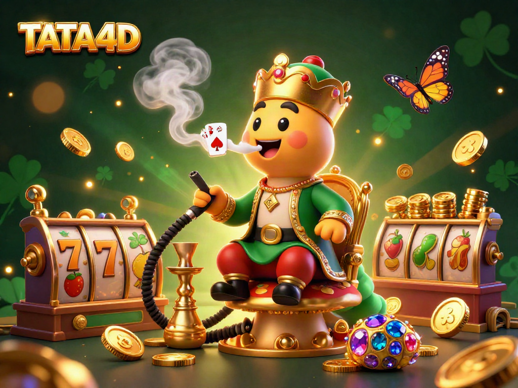 TATA4D enhances the casino experience with vibrant slot machines and golden winnings.