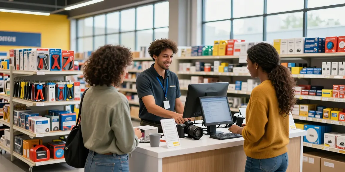 rokok88 marketplace showcasing diverse industrial products with customer and staff interaction