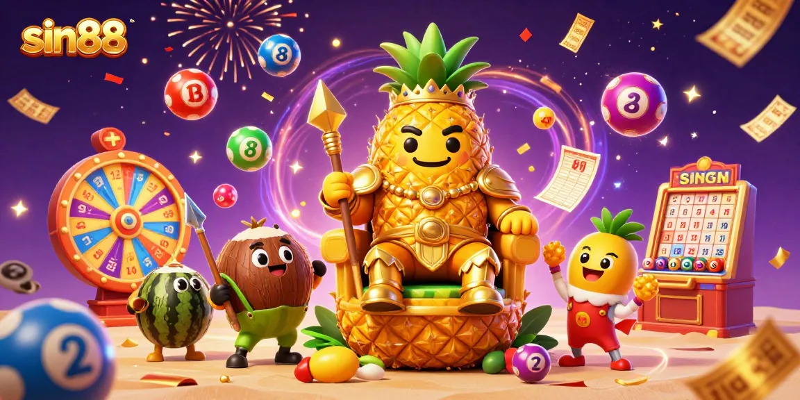 Experience dynamic gameplay with sin88 in a vibrant casino illustration featuring lively characters and exciting game elements.