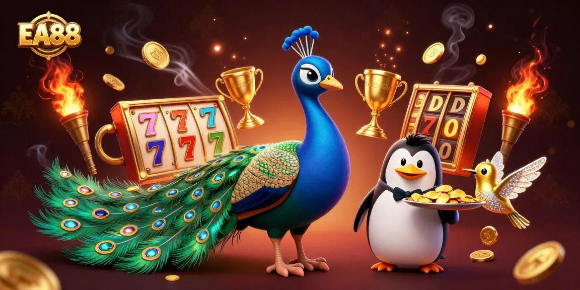 Engage with EA88's thrilling slot game experience featuring colorful characters and dynamic visuals.