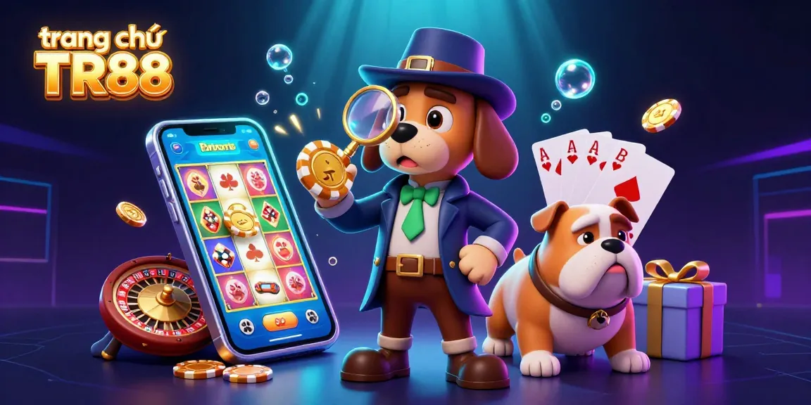 Engage with the adventure of gaming on trang chủ TR88 with a detective uncovering casino treasures.