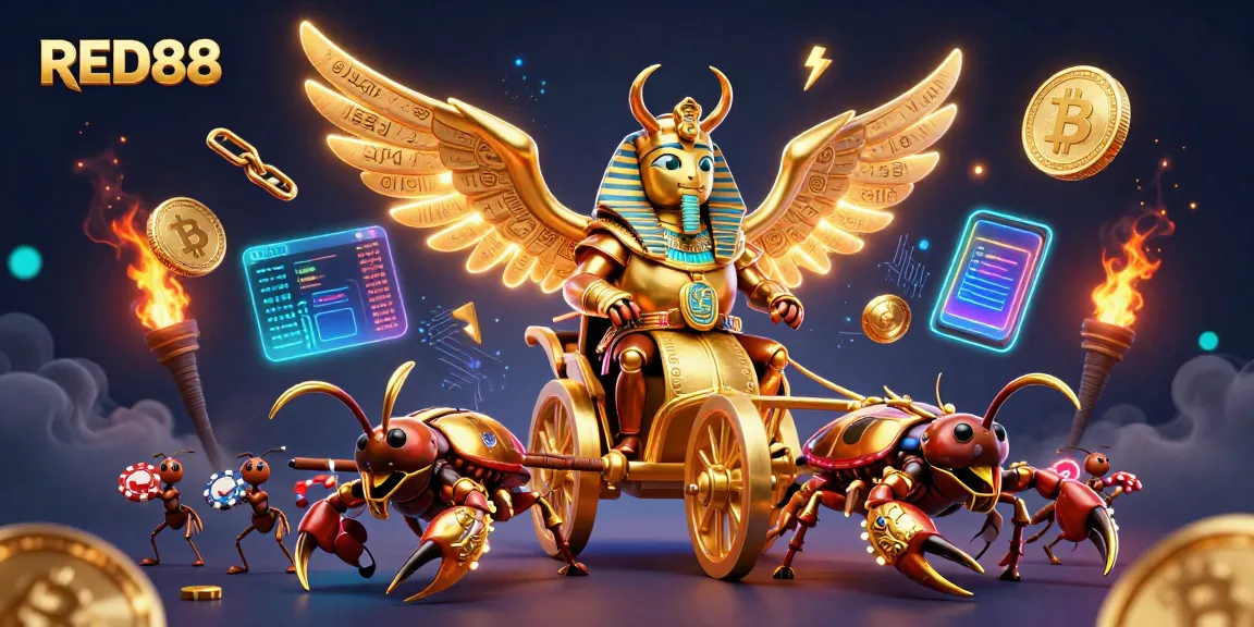 Play exciting games at RED88 with stunning visuals of golden beetles and scorpions!