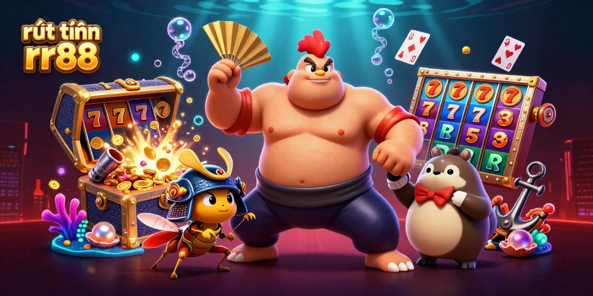 Experience thrilling action with rút tiền rr88 as powerful characters immerse in a vibrant casino scene.