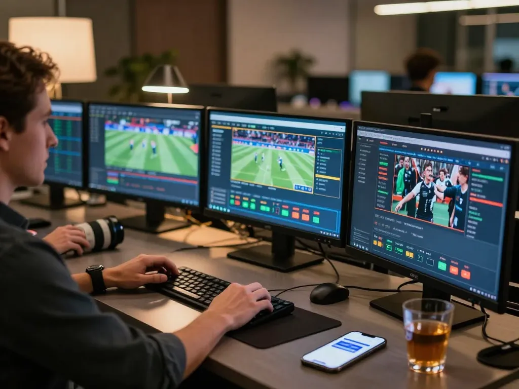Player making strategic bets on tr88 platform from a modern gaming setup